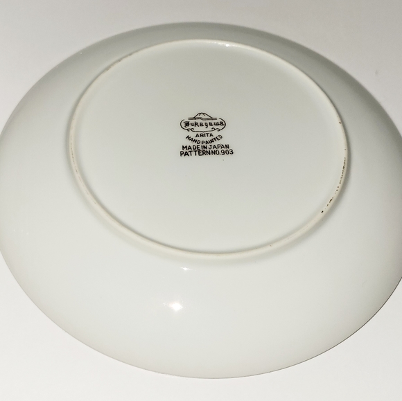 (4) Fukagawa Bread & Butter Plates Bundle Arita 903 Vintage Dishes Japanese - Picture 6 of 7